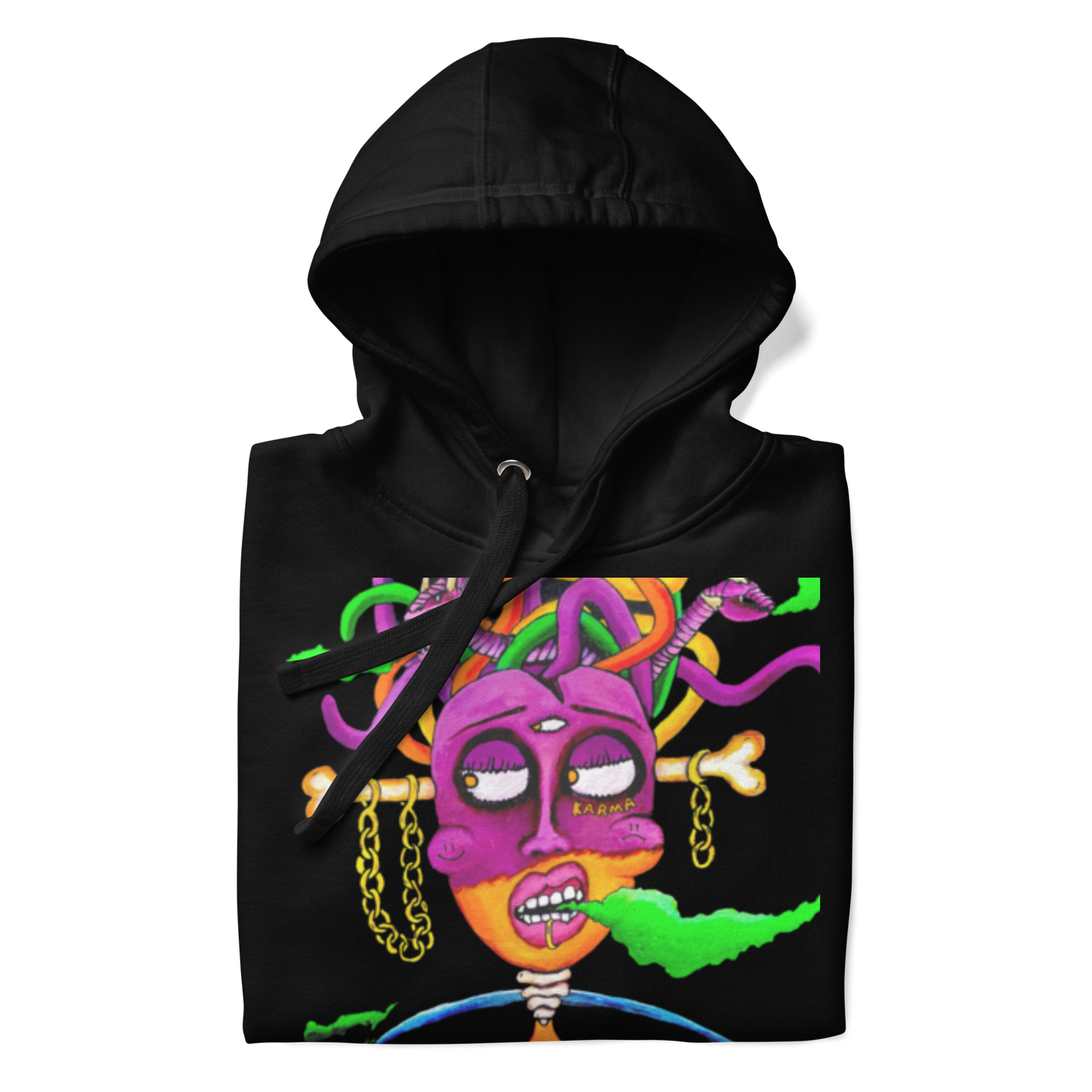 "Her name is Karma."  Hoodie